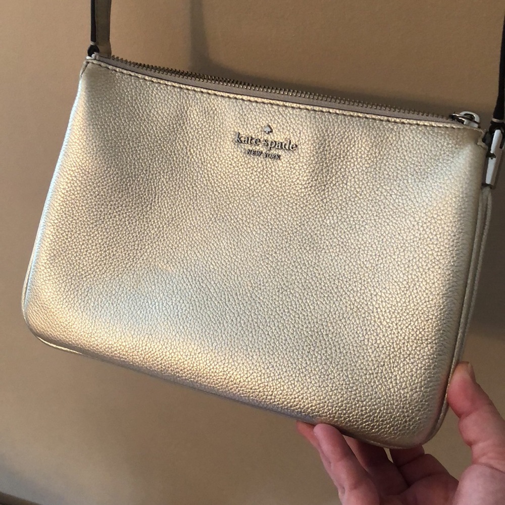 Kate Spade Gold Crossbody Bag